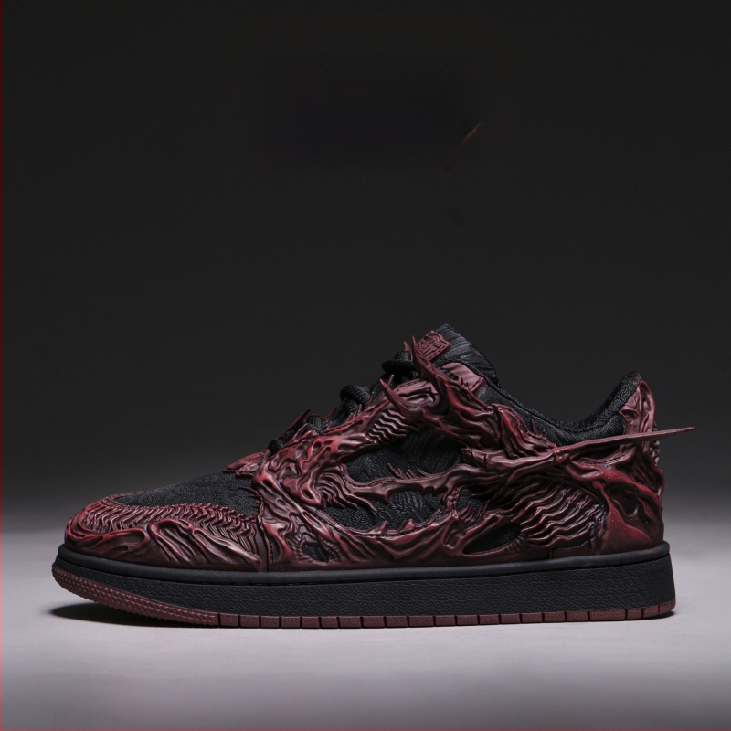 Sneakers Wukong Red Demon King, leto 2026, čínskeho štýlu casual pánske tenisky, nízky profil