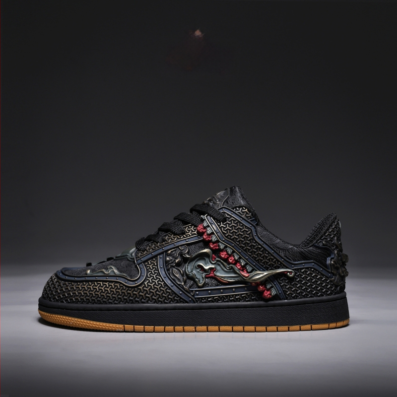 Sneakers Wukong Red Demon King, leto 2026, čínskeho štýlu casual pánske tenisky, nízky profil