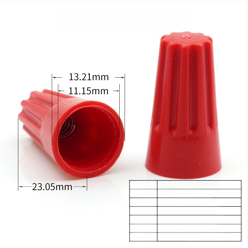 Spirálisan crimpelt sapka, rugós terminál vezetékcsatlakozó, forgó terminálblokk P1/P2/P3/P4/P6