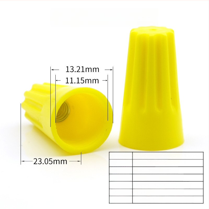 Spirálisan crimpelt sapka, rugós terminál vezetékcsatlakozó, forgó terminálblokk P1/P2/P3/P4/P6