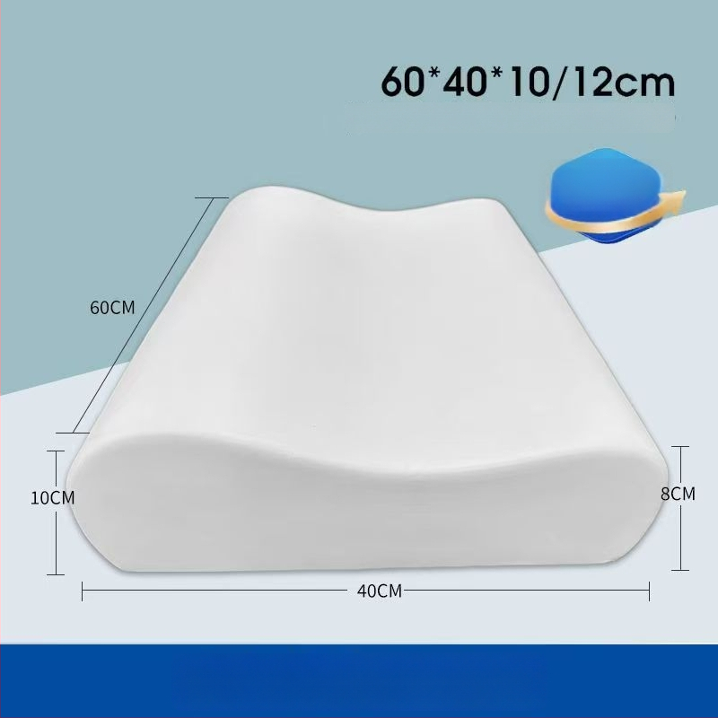 Memóriahabos nyak-támasz párna oldalsó fekvéshez, felnőtteknek, kötött huzattal, magasság 5–10 cm, tömeg 1,0–1,5 kg