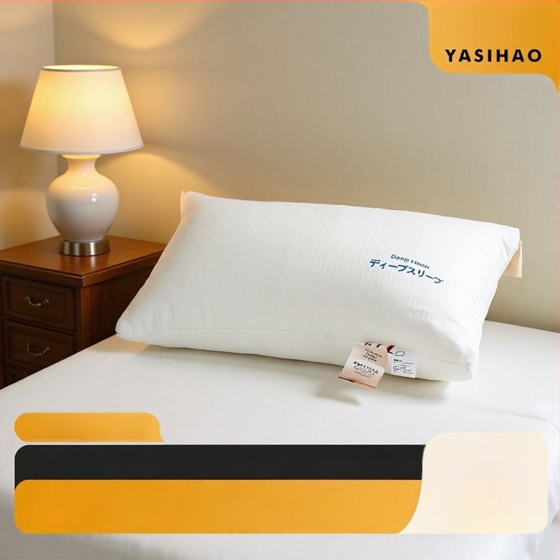 Pamutból készült nyakpárna, japán stílusú, ultra-soft töltéssel, poliészter rosttal, felnőtteknek, otthoni használatra