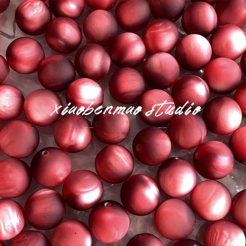 16 mm matné živicové guľôčky – voľné korálky na DIY šperky, náramok a náhrdelník