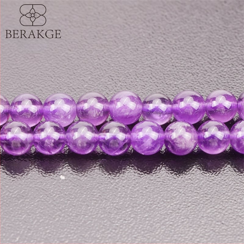 Mărgele din agate naturale albe, agate negre și ametist, 6/8 mm, pentru bijuterii DIY – bile rotunde