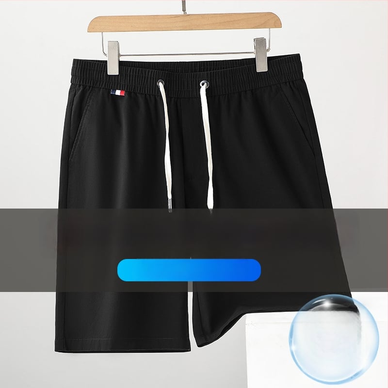 Bermudy z 100% česaného bavlneného materiálu, elastický pás, rovný strih, priedušné, pánske letné šortky