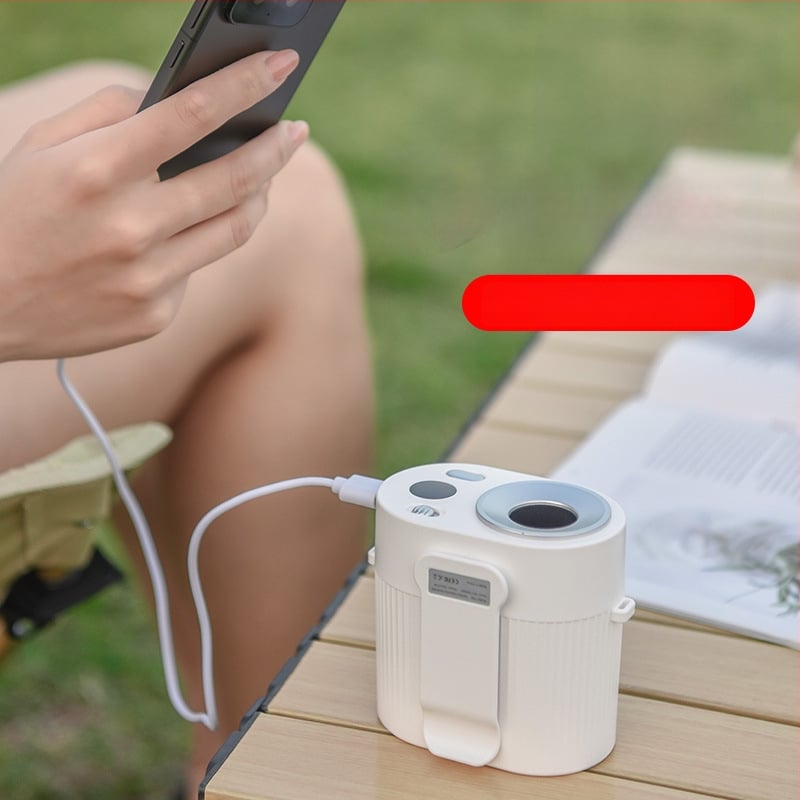 Pásový ventilátor pre vonkajšie použitie s veľkou kapacitou batérie a dlhým chodom, prenosný chladiaci ventilátor na turistiku