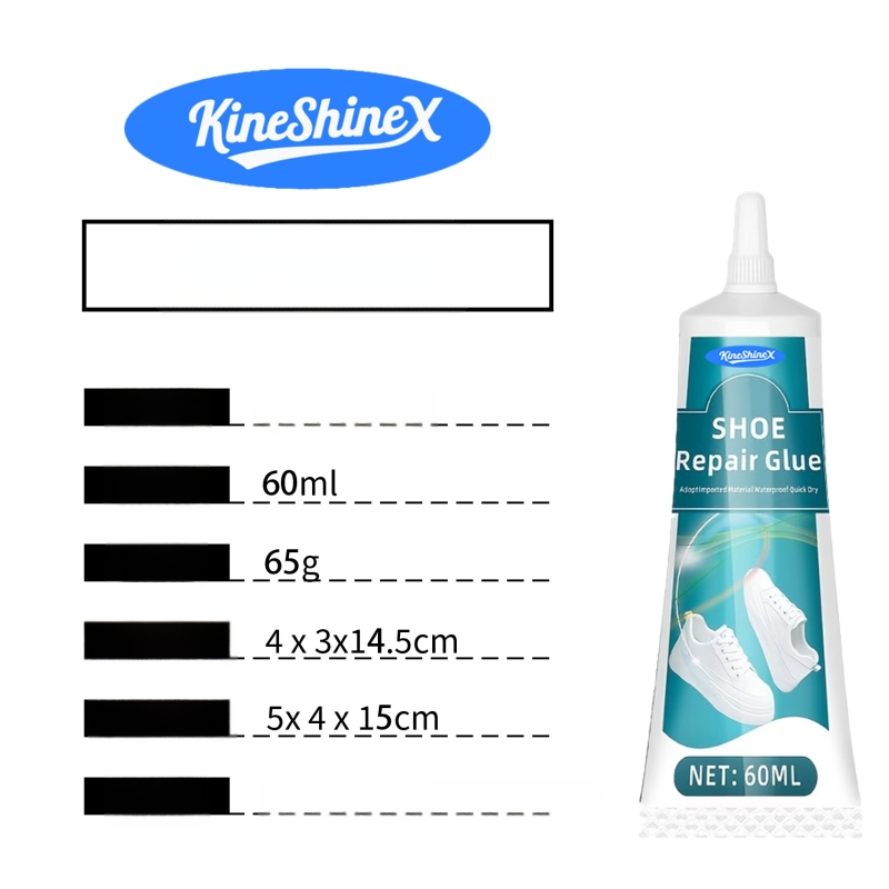 KineShineX Κόλλα επισκευής παπουτσιών – γρήγορο στέγνωμα, σταθερή και ανθεκτική στις ρωγμές, κατάλληλη για παπούτσια με αποκολλημένη σόλα