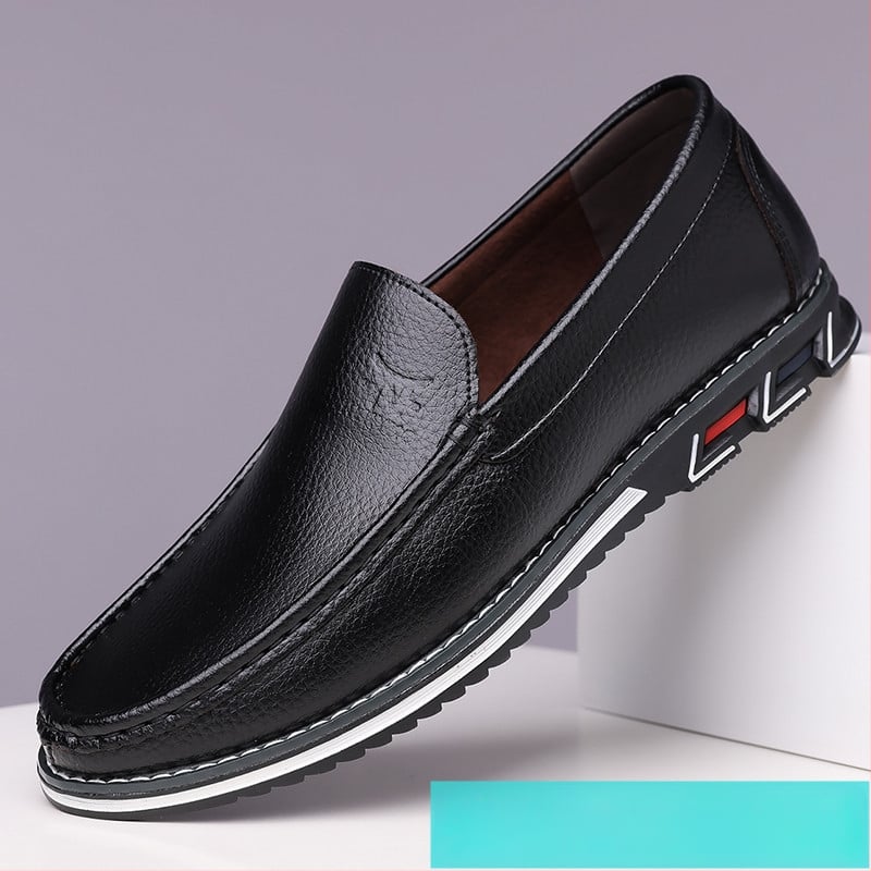KLKYKO Muške slip-on kožne cipele, veličine 38-48, udobne za vožnju i svakodnevno nošenje