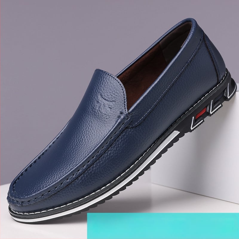KLKYKO Muške slip-on kožne cipele, veličine 38-48, udobne za vožnju i svakodnevno nošenje