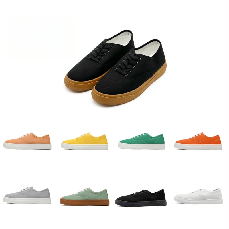 Unisex tenisice od platna, niski profil, za sve sezone, veličine 45.5–47