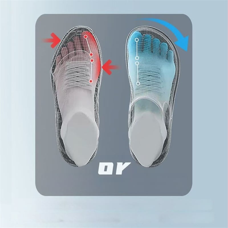 Pantofi de mers pentru bărbați, ușori, slip-on, 4E lat, pantofi tip șosetă