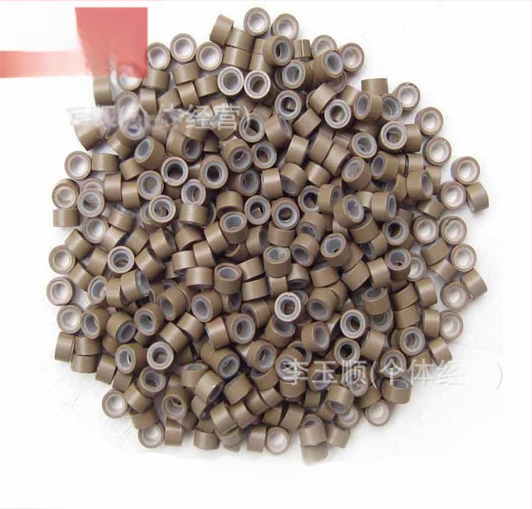 Szilikon hajhosszabbító gyűrűk és klipek, 5,0 mm, csúszásmentes klipek göndör hajhoz