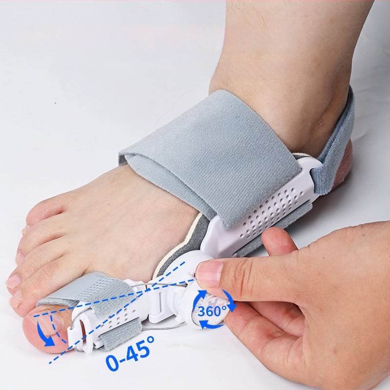 Állítható Hallux Valgus korrektor, uniszex lábujj-elválasztó, ortopédiai eszköz a nagy lábujjhoz