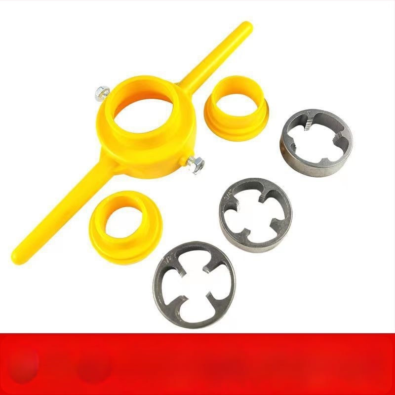 Set de 6 piese pentru filetare PVC țevi cu matrițe și chei de filetare