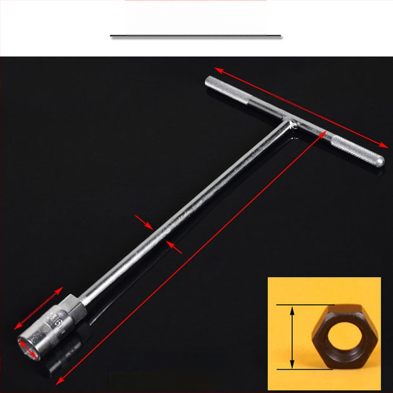 Set chei hex externe cu priză în formă de T, 6-19 mm
