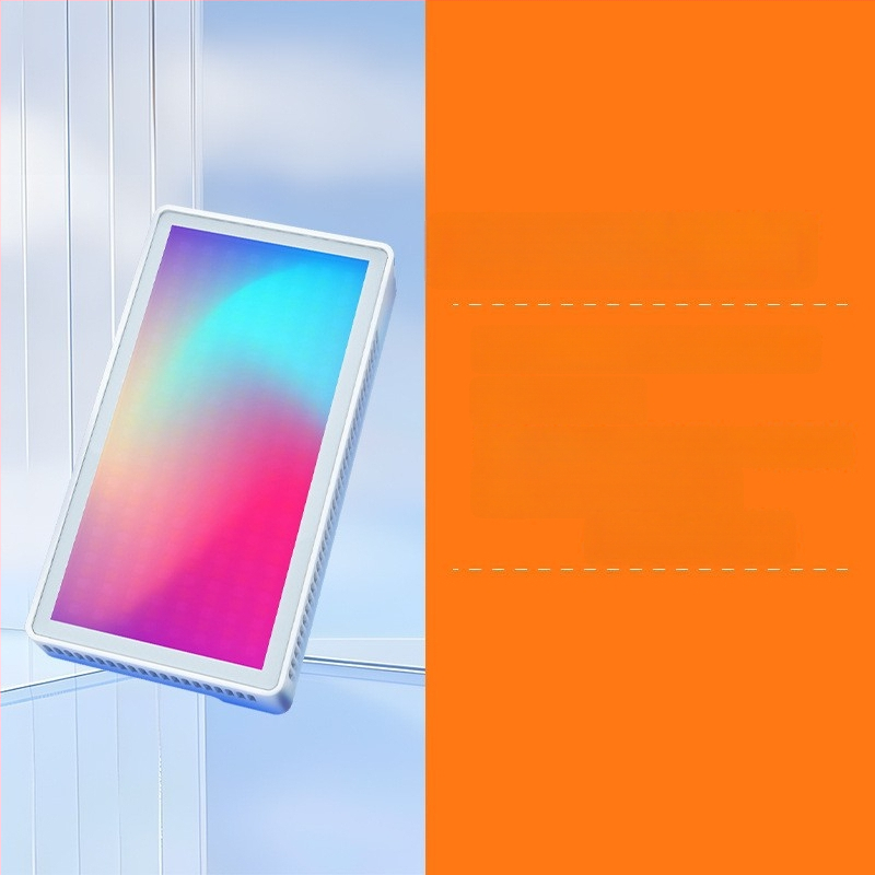 40W-os nagy teljesítményű RGB világítás élő közvetítéshez, hordozható zsebméretű LED a kamera, fotó és telefon számára