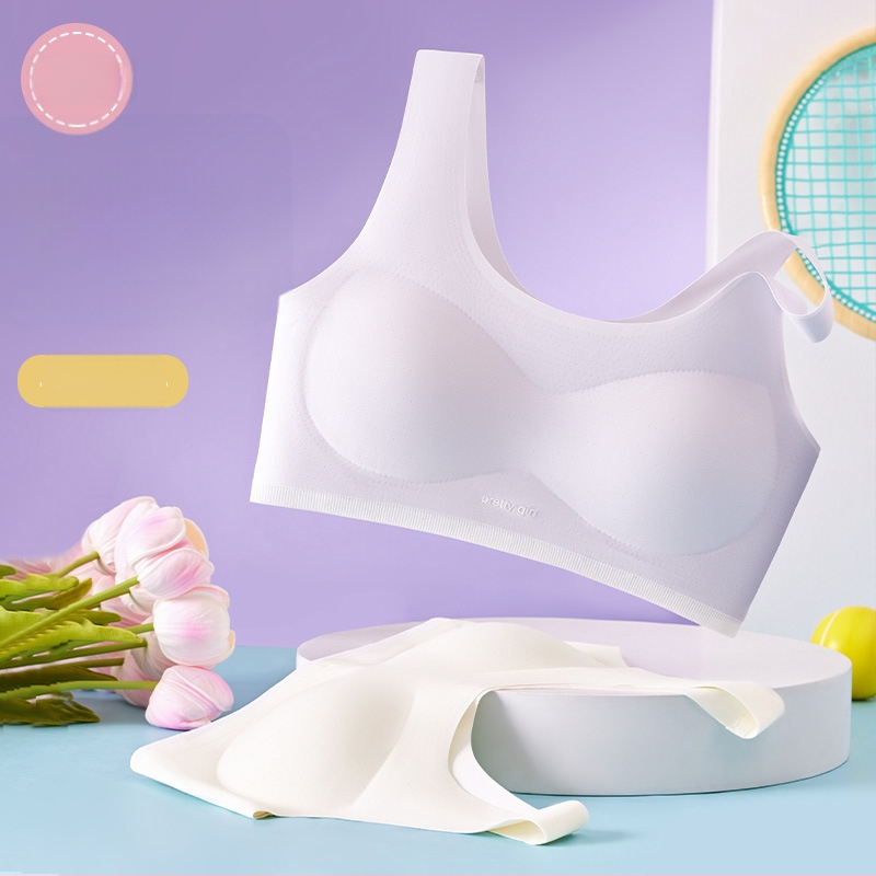 Nylon melltartó vest-stílusban lányoknak, 12–15 éveseknek, légáteresztő és kényelmes