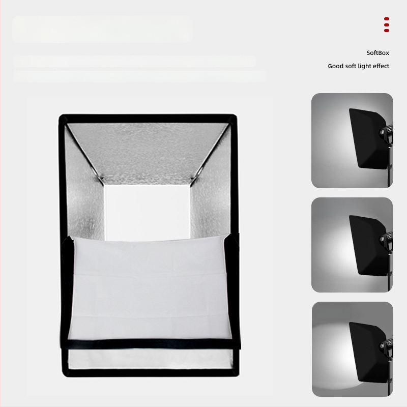 60x90 cm-es négyzet alakú softbox Bowens-montázzal élő közvetítéshez, rácsos fénydiffúzor stúdiófotózáshoz