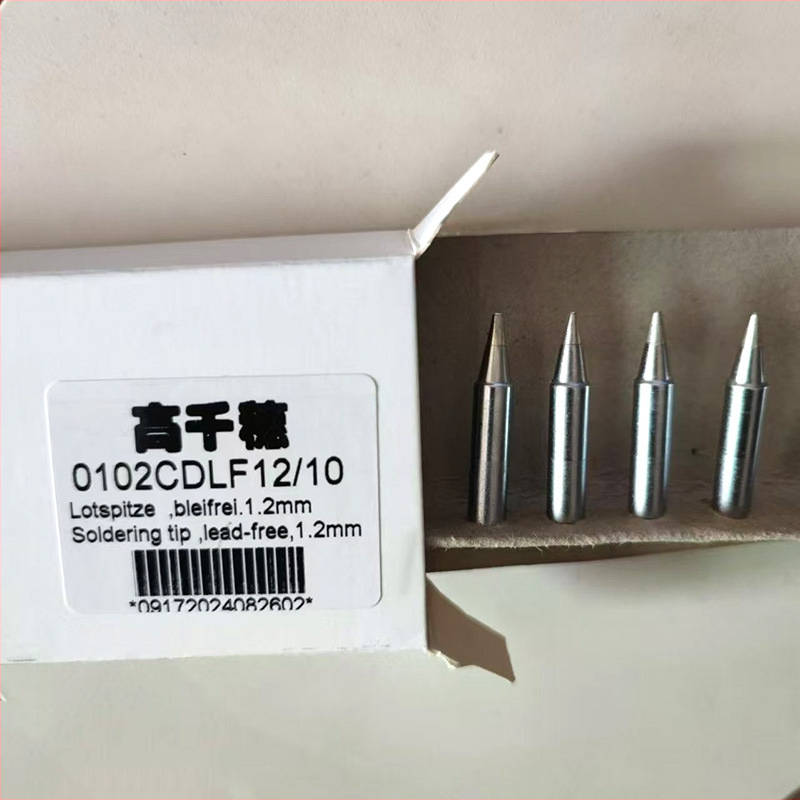 Hosszú élettartamú forrasztóhegy 0102CDLF12, kompatibilis az ERSA I-TOOL-lal, 1,2 mm