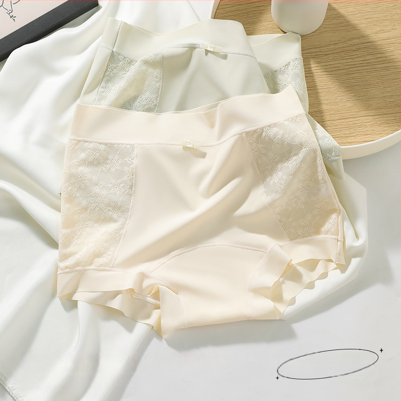 Női boxerszár Ice Silk anyagból – légáteresztő nyári alsónemű, átlátszóság elleni védelem, varratszegély nélküli, középmagas derékvonal