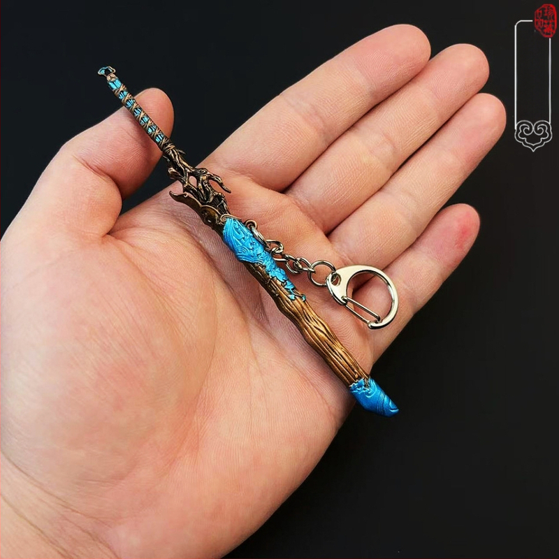 Kulcstartó – miniatűr fegyver modell, Mengchuan Qianqiu Knife, a Cangyuan Tu sorozat