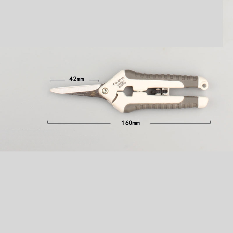 FO-9016 Elektromos és elektronikai olló, 6 hüvelyk, kézzel készített, vékony alumínium olló, konyhai olló, virág- és ágolló