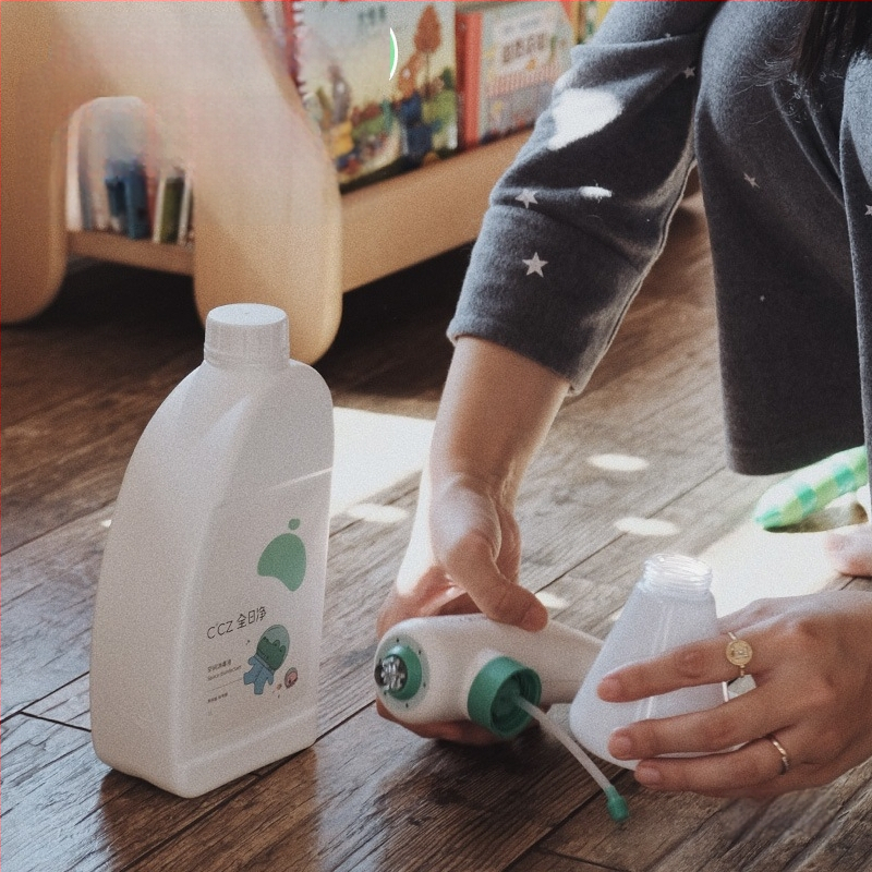 CCZ Elektromos háztartási fertőtlenítő spray fegyver, 1 L hipoklórossav belső levegő tisztításhoz