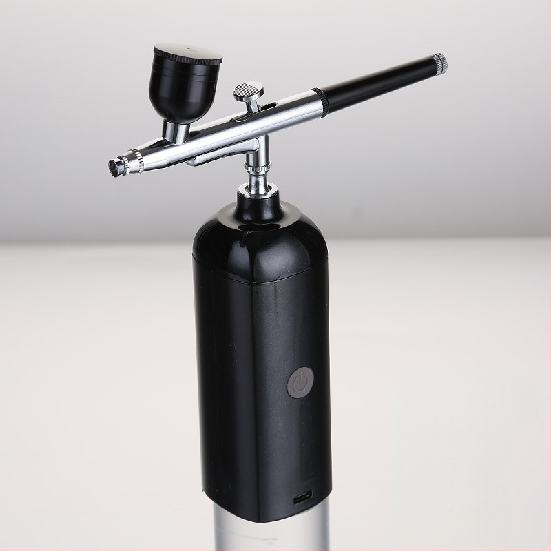 Mini elektromos airbrush pumpa készlet körömdíszítéshez, festéshez és színezéshez, kézi spraypisztoly