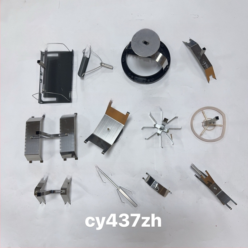 CY437–441zh sorozat: permetezős festés és elektrogalvanizálás kiegészítői, akasztók és képernyőhálók