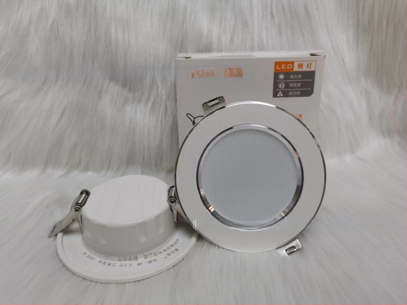 LED beépített mennyezeti downlight, 7W, kör alakú alumíniumtest, Bull-Eye lámpa a nappaliba, 7,5 cm nyílás