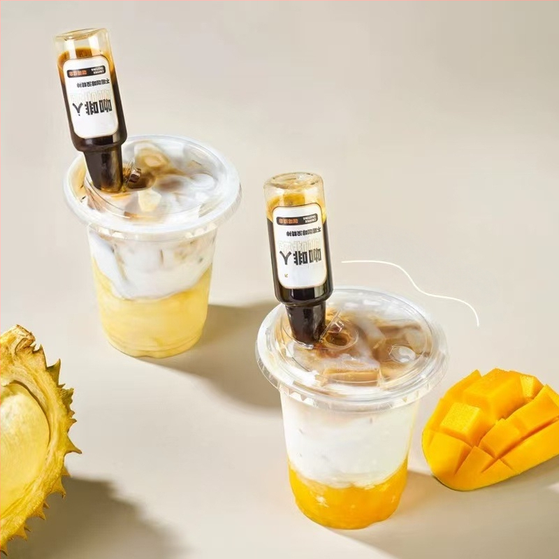 50 ml-es mini alkoholos üveg PET műanyagból, koktélhoz kis kapacitású üveg, kóstoló pohár, kreatív üveg