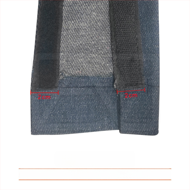 Denim hegesztőpisztoly védőhüvely Velcro-zárral – kopásálló, égésmentes védőréteg plazma vágó- és lézeres hegesztőkábelekhez