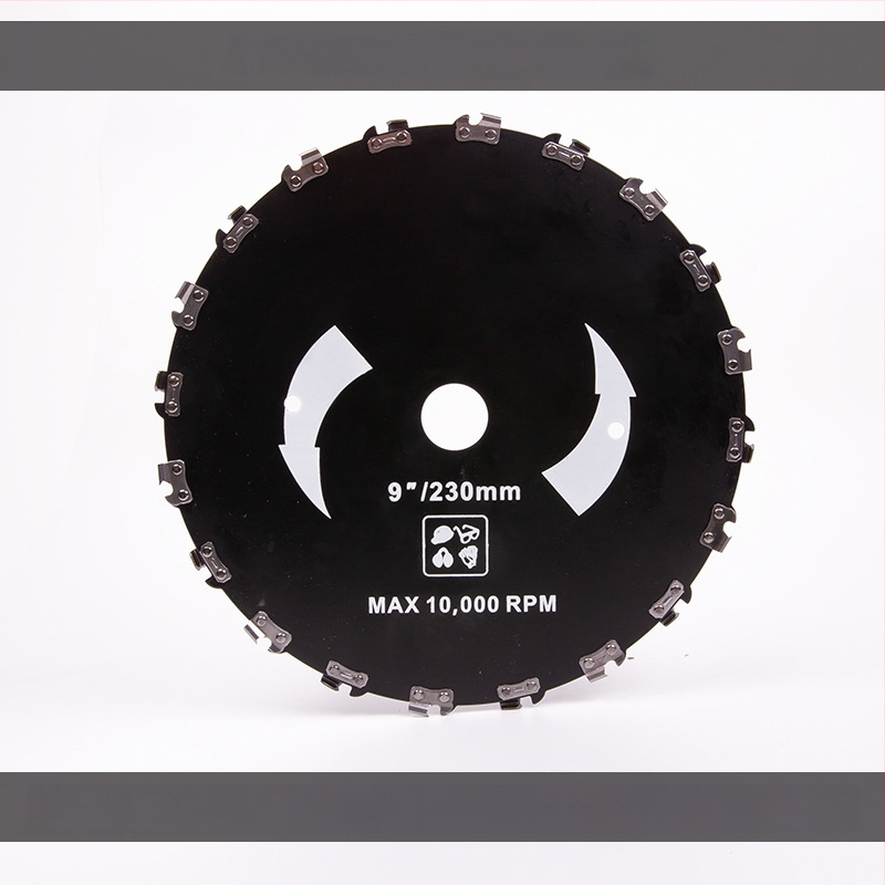 235 mm láncos körfűrészlap faipari felhasználásra, 9 hüvelykes és 7 hüvelykes körfűrészlapok bozótvágóhoz