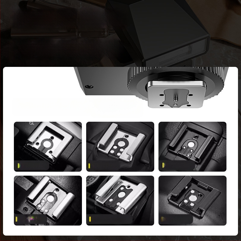 Hot shoe vaku és töltőfény tükör nélküli kamerákhoz — Sony, Fujifilm, Canon, Nikon, Panasonic, élő közvetítéshez