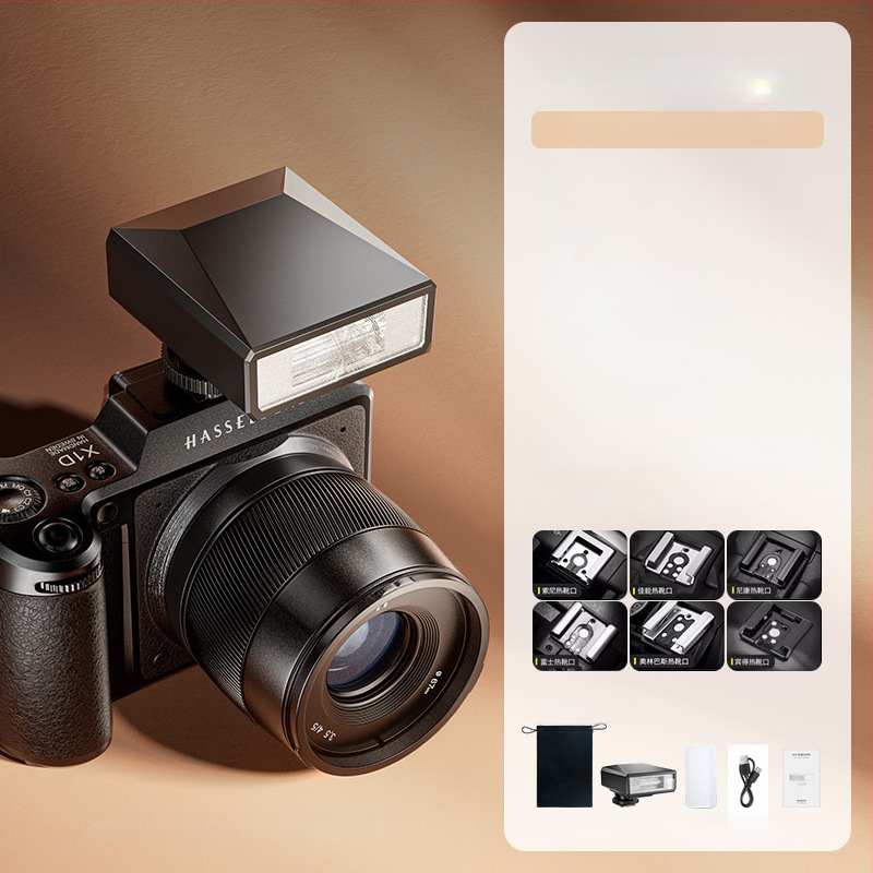 Hot shoe vaku és töltőfény tükör nélküli kamerákhoz — Sony, Fujifilm, Canon, Nikon, Panasonic, élő közvetítéshez