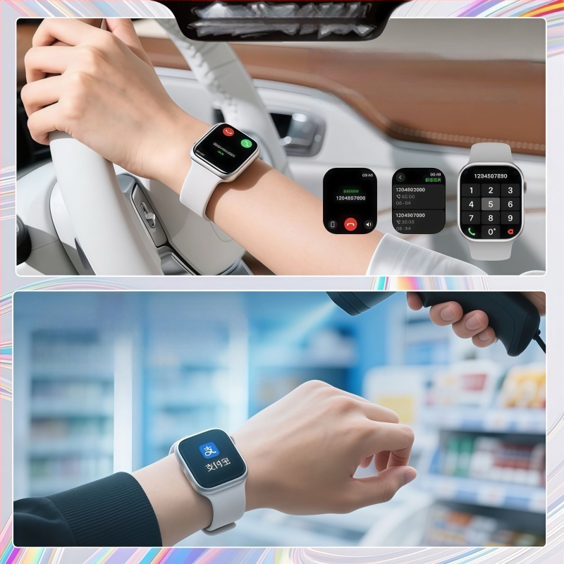 TS10 Új Okosóra Karkötő, Dupla Fizetés, Sport Bluetooth Navigáció és Hívásfunkció