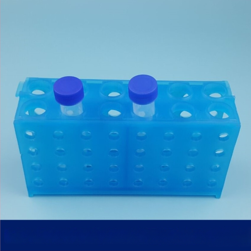 10 ml, 15 ml és 50 ml centrifugálótartó állvány; mintavételi csőállvány 50, 21 és 60 lyukkal