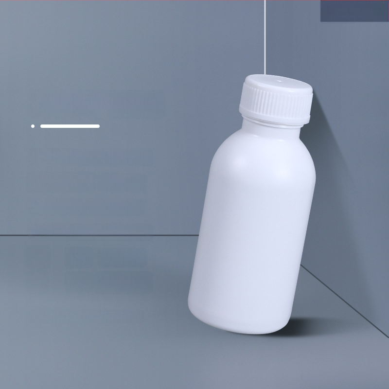 HDPE élelmiszer-minőségű reagáló palack, zárható mintavételi üveg, 100 ml, alkohollal oldható folyadékokhoz, műanyag palack