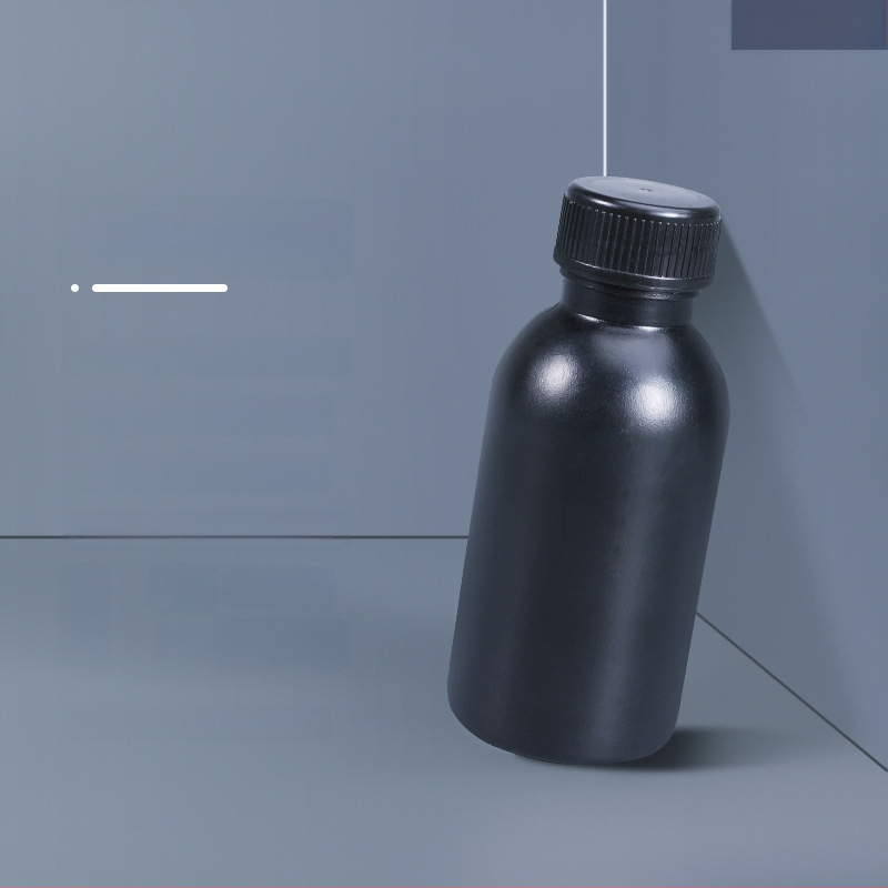 HDPE élelmiszer-minőségű reagáló palack, zárható mintavételi üveg, 100 ml, alkohollal oldható folyadékokhoz, műanyag palack