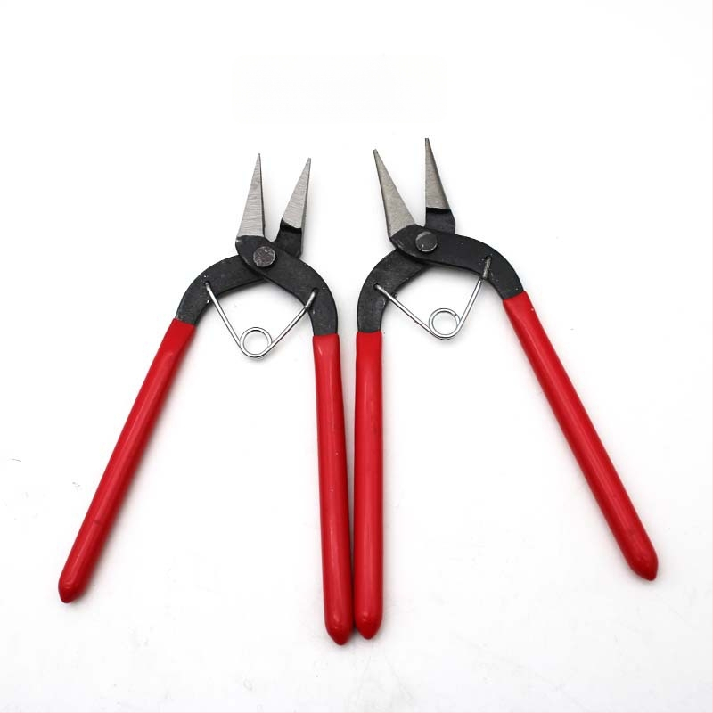 6 hüvelykes DIY ékszerész csipesz készlet: lapos orrú csipeszek, körös orrú csipeszek, gyűrűcsipeszek és hegyes orrú csipeszek