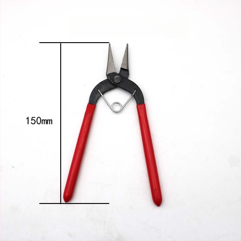 6 hüvelykes DIY ékszerész csipesz készlet: lapos orrú csipeszek, körös orrú csipeszek, gyűrűcsipeszek és hegyes orrú csipeszek