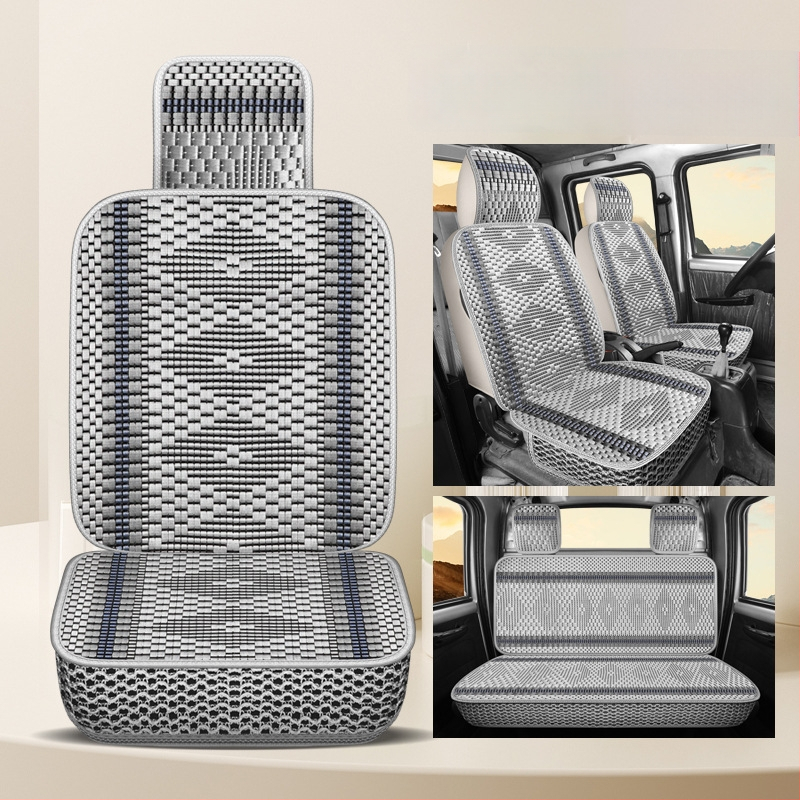 Huse de scaune Ice Silk pentru Wuling Rongguang Xin Ka, acoperire completă pentru toate anotimpurile, cabină cu două rânduri