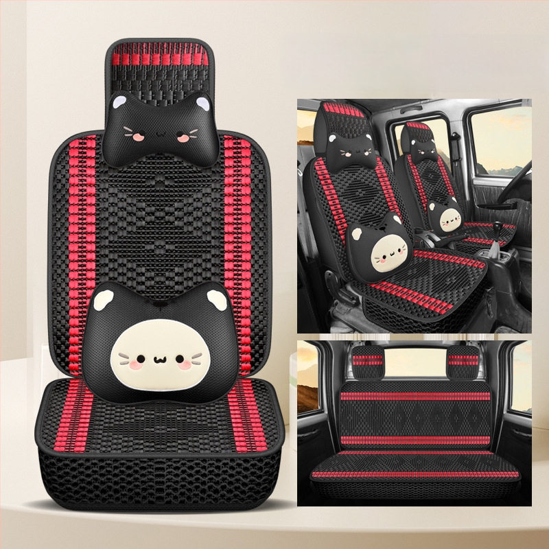 Huse de scaune Ice Silk pentru Wuling Rongguang Xin Ka, acoperire completă pentru toate anotimpurile, cabină cu două rânduri