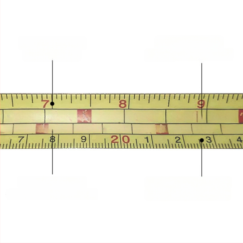 Luban ruler, ütésálló rozsdamentes acél mérőszalag, 5 m, 7,5 m, 10 m, műanyag tokkal.