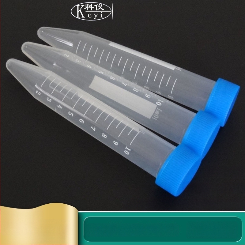 Tuburi de centrifugă cu capace filetate, gradate, 10 mL / 15 mL, cu fund conic, capace portocalii și albastre