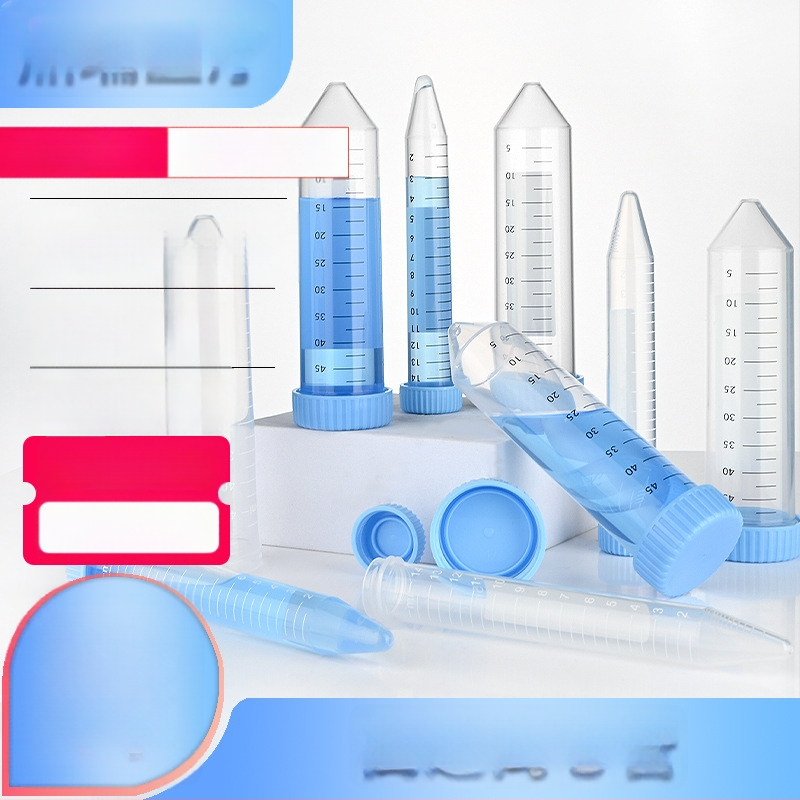 Tuburi de centrifugă de 15 ml și 50 ml cu capac filet, gradate, de înaltă viteză, tuburi EP și sticle pentru semințe