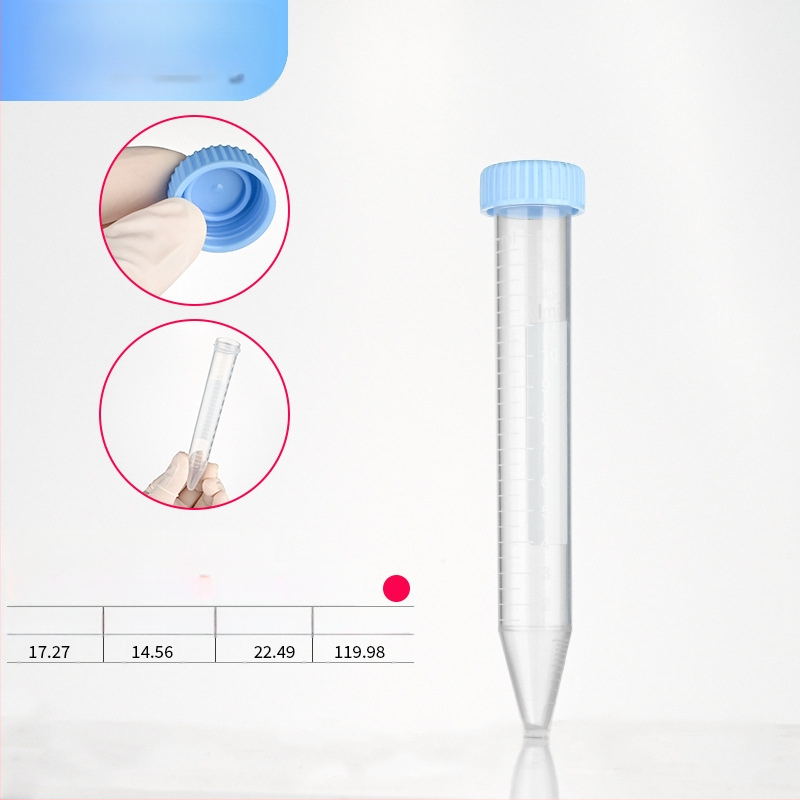 Tuburi de centrifugă de 15 ml și 50 ml cu capac filet, gradate, de înaltă viteză, tuburi EP și sticle pentru semințe