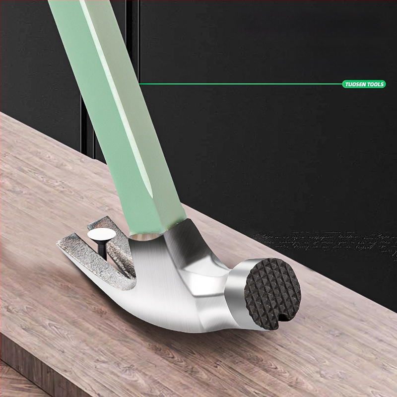 Ciocan izolant pentru electrician cu gheară, 0,5–0,75 kg, mâner din plastic, magnet puternic, multifuncțional
