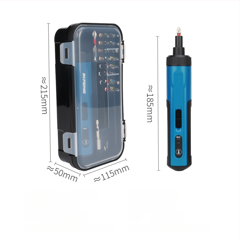 Diy șurubelniță electrică reîncărcabilă — set compact multifuncțional pentru uz casnic, cu oțel de unelte S2