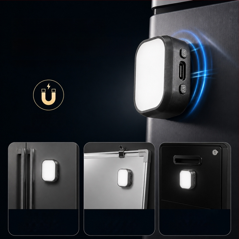 Lumină de umplere magnetică cu eliberare rapidă pentru DJI Pocket 3/4, accesoriu pentru înfrumusețare